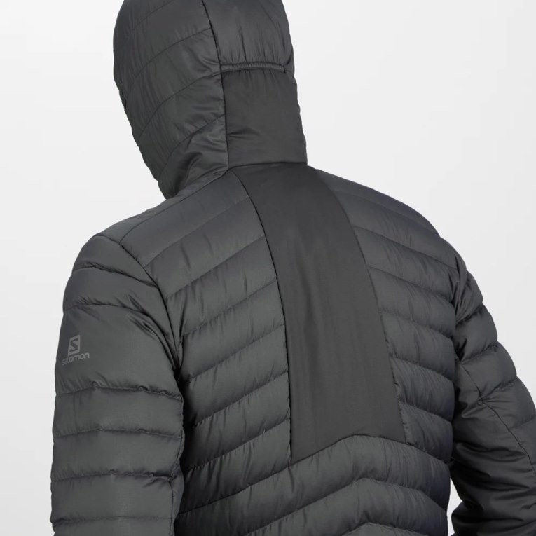 Black Salomon Essential Xwarm Down Men's Insulated Jackets | IE PC3027